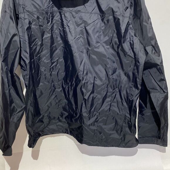 Columbia Men's Black Full Zip Drawstring Hooded Windbreaker Jacket Sz Medium NWT - Picture 6 of 11